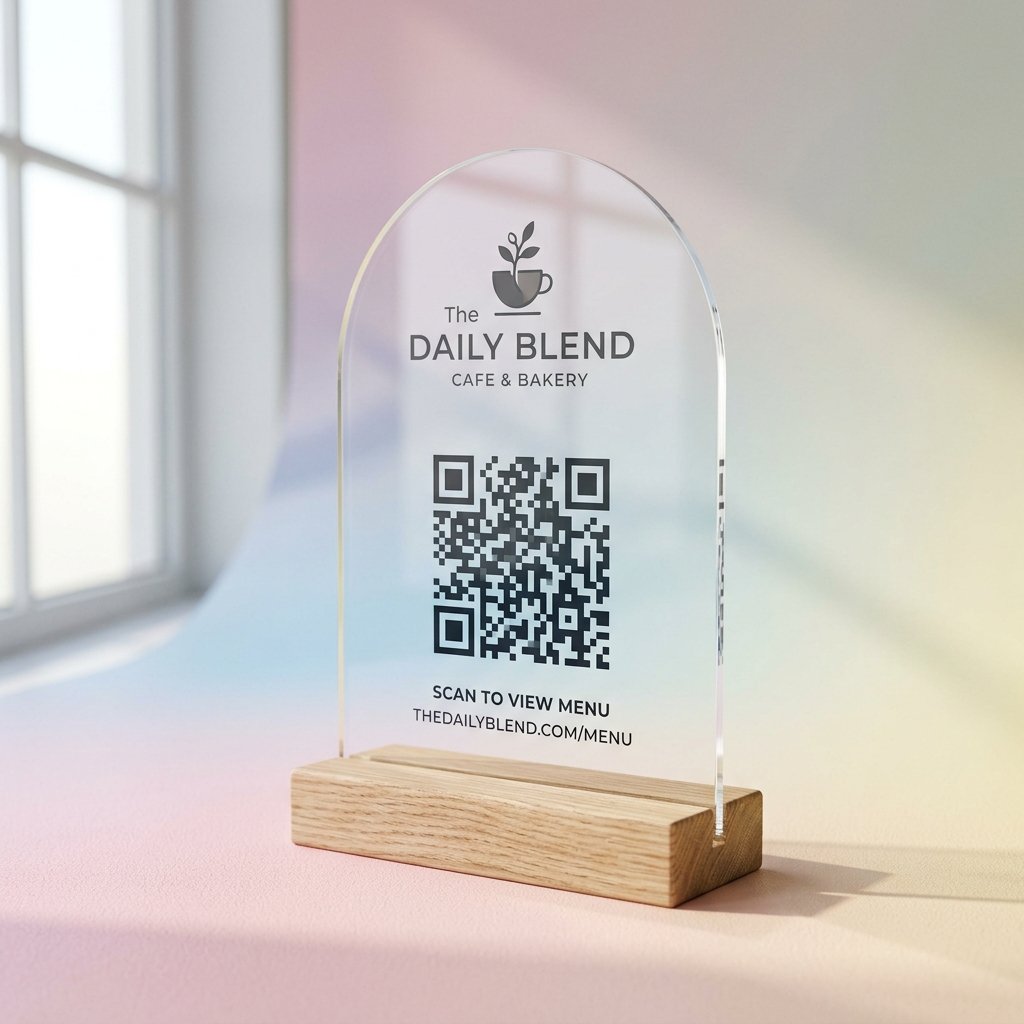 Acrylic QR Signs