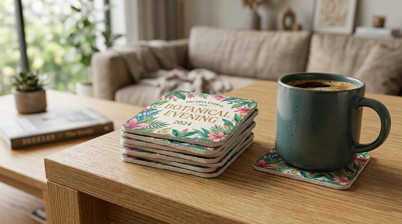Premium Custom Paper Coasters