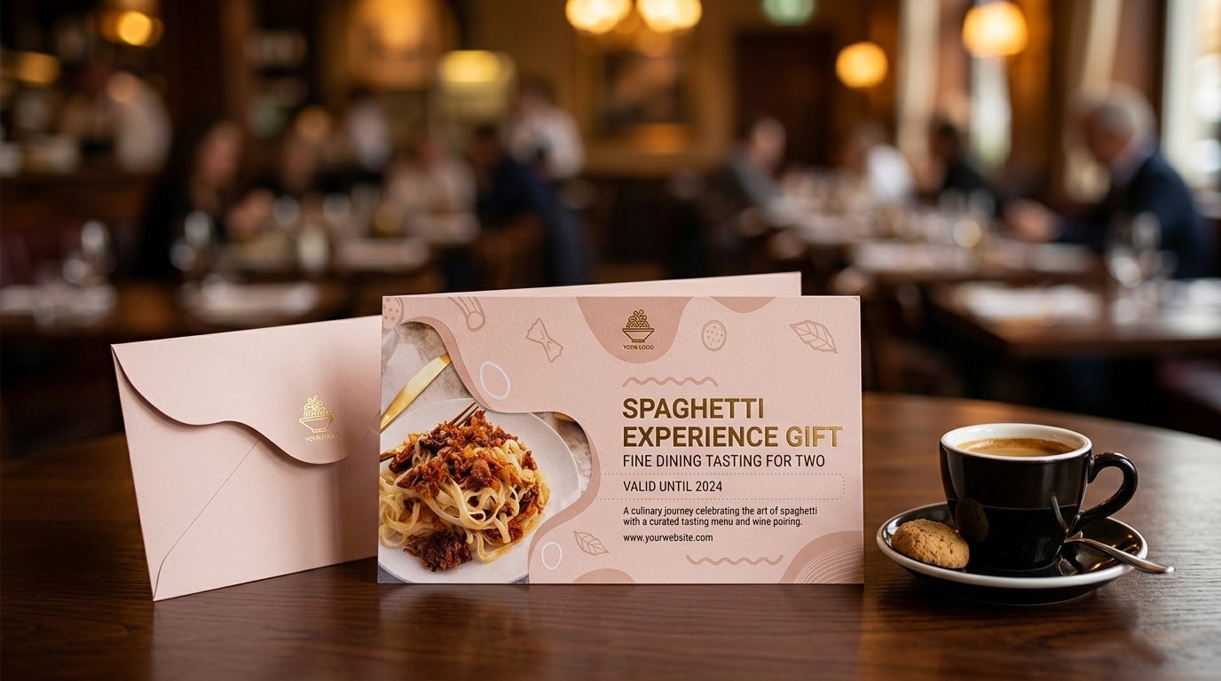 Fine Dining Restaurant Gift Certificate