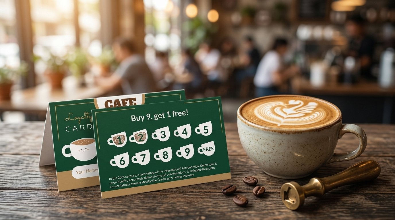 Coffee Shop Reward Card