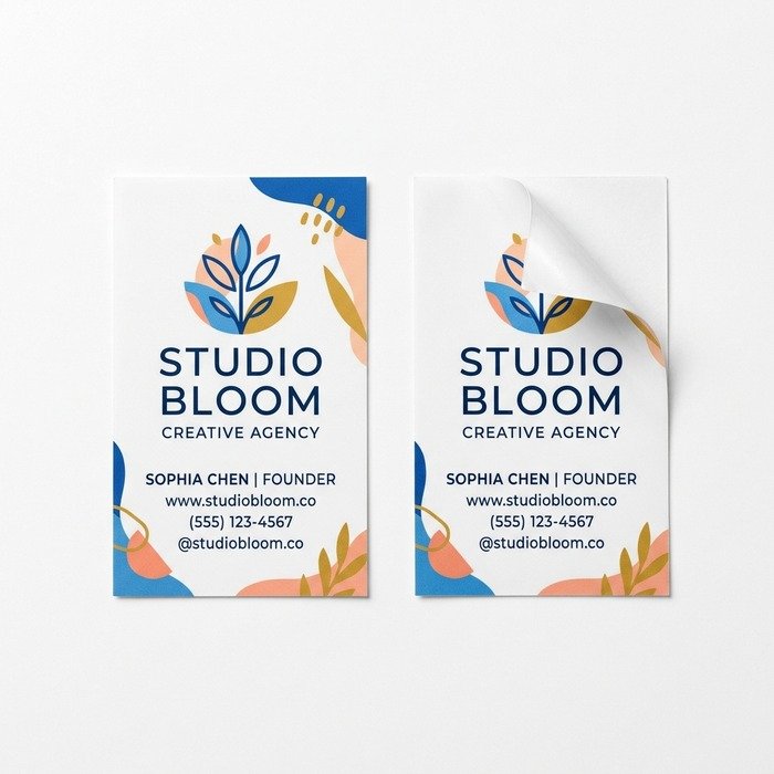Sticker Business Cards