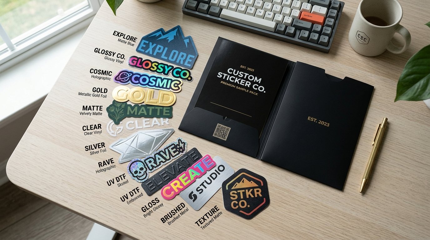 Sticker Materials Sample Pack
