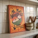 Retro Noodle Shop Wood Sign: Steamed Buns & Broth view 3