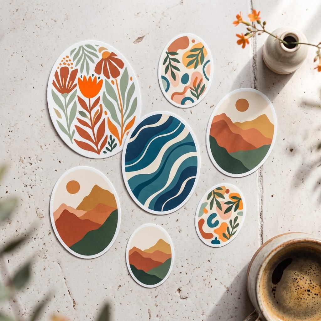 Oval Stickers, photo 3