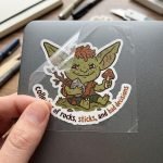 Collector of Bad Decisions Goblin Sticker view 2