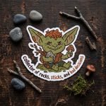 Collector of Bad Decisions Goblin Sticker view 5