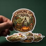 Cooking Up Trouble Goblin Sticker view 1